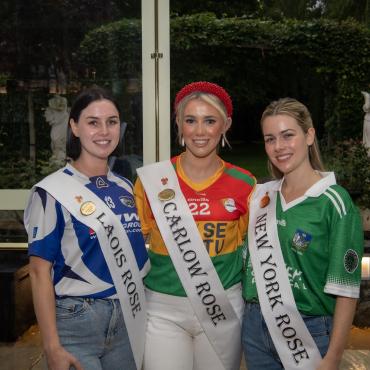 Pictures from the Rose Tour ahead of the Rose of Tralee International Festival.Laois Rose Sinead Dowd, Carlow Rose Caoimhe Deering and New York Rose Róisín Wiley pictured enjoying a jersey night at Barberstown Castle Co. Kildare as part of the Rose Tour.Photo By : Domnick Walsh © Eye Focus LTD .Domnick Walsh Photographer is an Irish Aviation Authority ( IAA ) approved Quadcopter Pilot.Tralee Co Kerry Ireland.Mobile Phone : 00 353 87 26 72 033Land Line        : 00 353 66 71 22 981E/Mail :        info@dwalshphoto.ieWeb Site :    www.dwalshphoto.ieALL IMAGES ARE COVERED BY COPYRIGHT ©