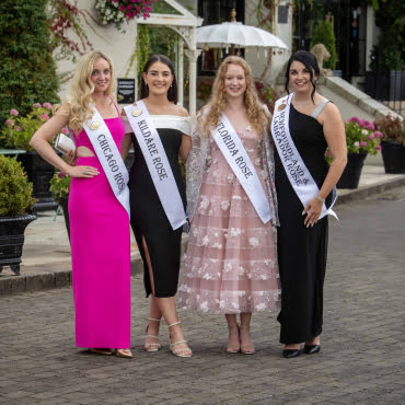 Chicago Rose Megan Cahill, Kildare Rose Catherine Cunningham, Florida Rose Molly Ronan and Newfoundland and Labrador Rose Tammy Snook pictured at the Barberstown Castle Rose Ball as part of the Rose Tour.
Photo By : Domnick Walsh © Eye Focus LTD .
Domnick Walsh Photographer is an Irish Aviation Authority ( IAA ) approved Quadcopter Pilot.
Tralee Co Kerry Ireland.
Mobile Phone : 00 353 87 26 72 033
Land Line        : 00 353 66 71 22 981
E/Mail :        info@dwalshphoto.ie
Web Site :    www.dwalshphoto.ie
ALL IMAGES ARE COVERED BY COPYRIGHT ©