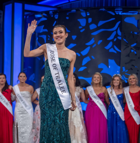 Pictures from the Rose of Tralee Festival.20.08.2024 Tuesday Night.Pictures from the Rose of Tralee International Festival.The 2024 International Rose of Tralee is Keely O’Grady selected on stage at the Kerry Sports Academy, MTU during the Rose of Tralee International Festival TV Rose Selection night on Tuesday 20th of August.Photo By : Domnick Walsh © Eye Focus LTD .Domnick Walsh Photographer is an Irish Aviation Authority ( IAA ) approved Quadcopter Pilot.Tralee Co Kerry Ireland.Mobile Phone : 00 353 87 26 72 033Land Line        : 00 353 66 71 22 981E/Mail :        info@dwalshphoto.ieWeb Site :    www.dwalshphoto.ieALL IMAGES ARE COVERED BY COPYRIGHT ©